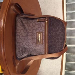 Calvin Klein nylon backpack purse